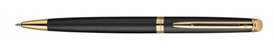  ручки waterman ручка ватерман шариковая в футляре Hemisphere Matte Black GT